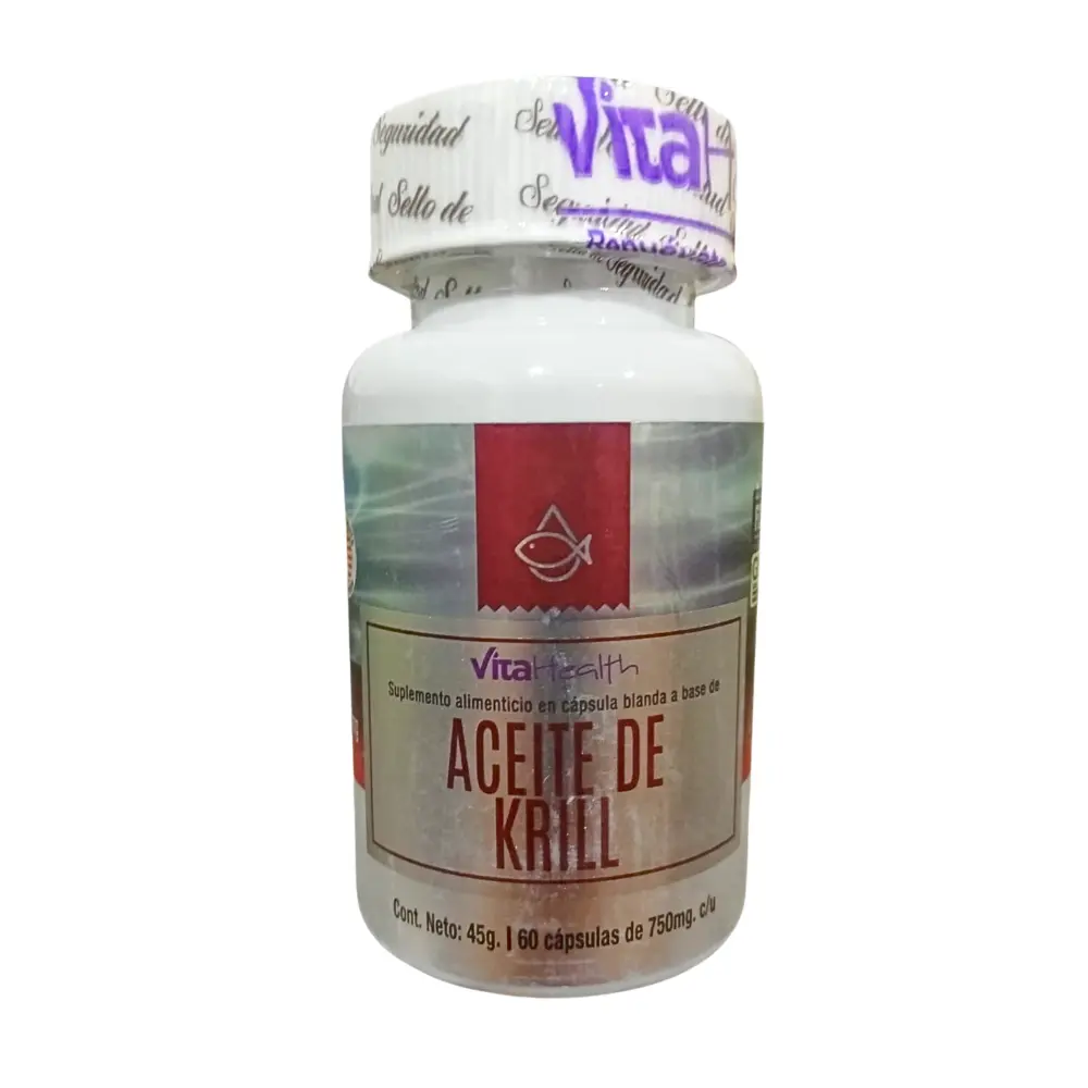 [VTH-0041] ACEITE DE KRILL 60 CAPSULAS 750 MG VITAHEALTH 