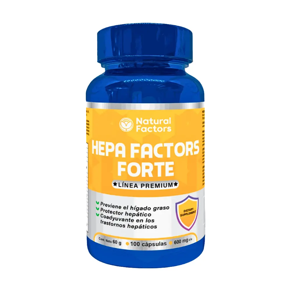 HEPA FACTORS FORTE 100 CAPSULAS 600 MG 