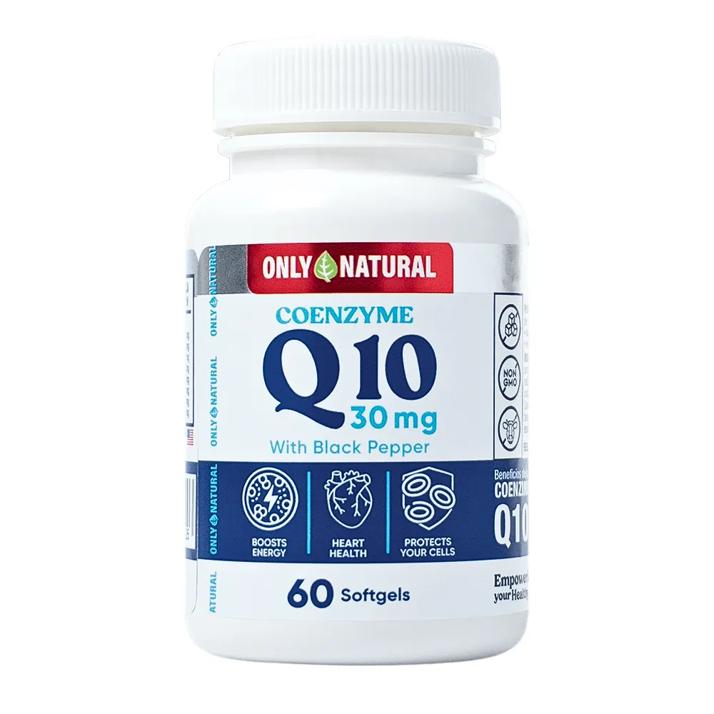 [ONL-0048] COENZYME Q10 60 SOFTGEL 30 MG ONLY NATURAL