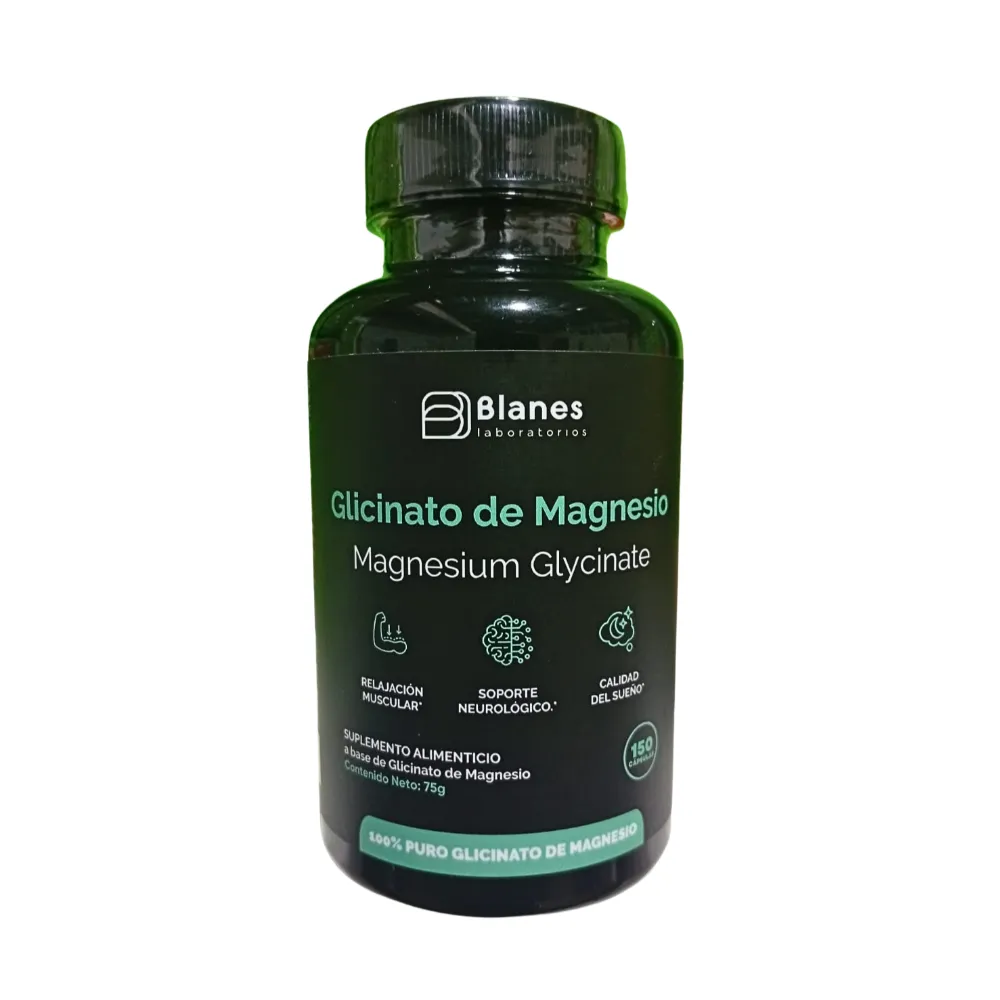 GLICINATO DE MAGNESIO 150 CAPSULAS 1500 MG BLANES