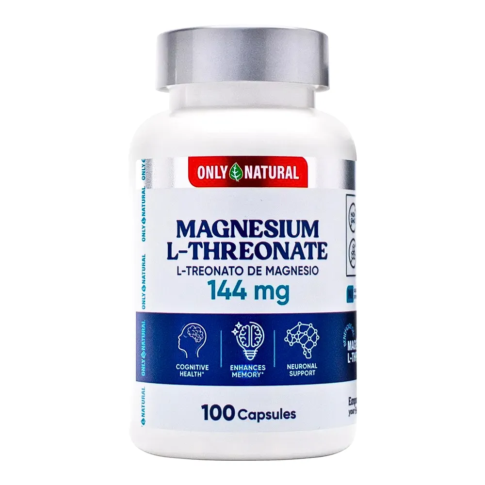 MAGNESIUM L-THREONATE 100 CAPSULAS 144 MG ONLY NATURAL