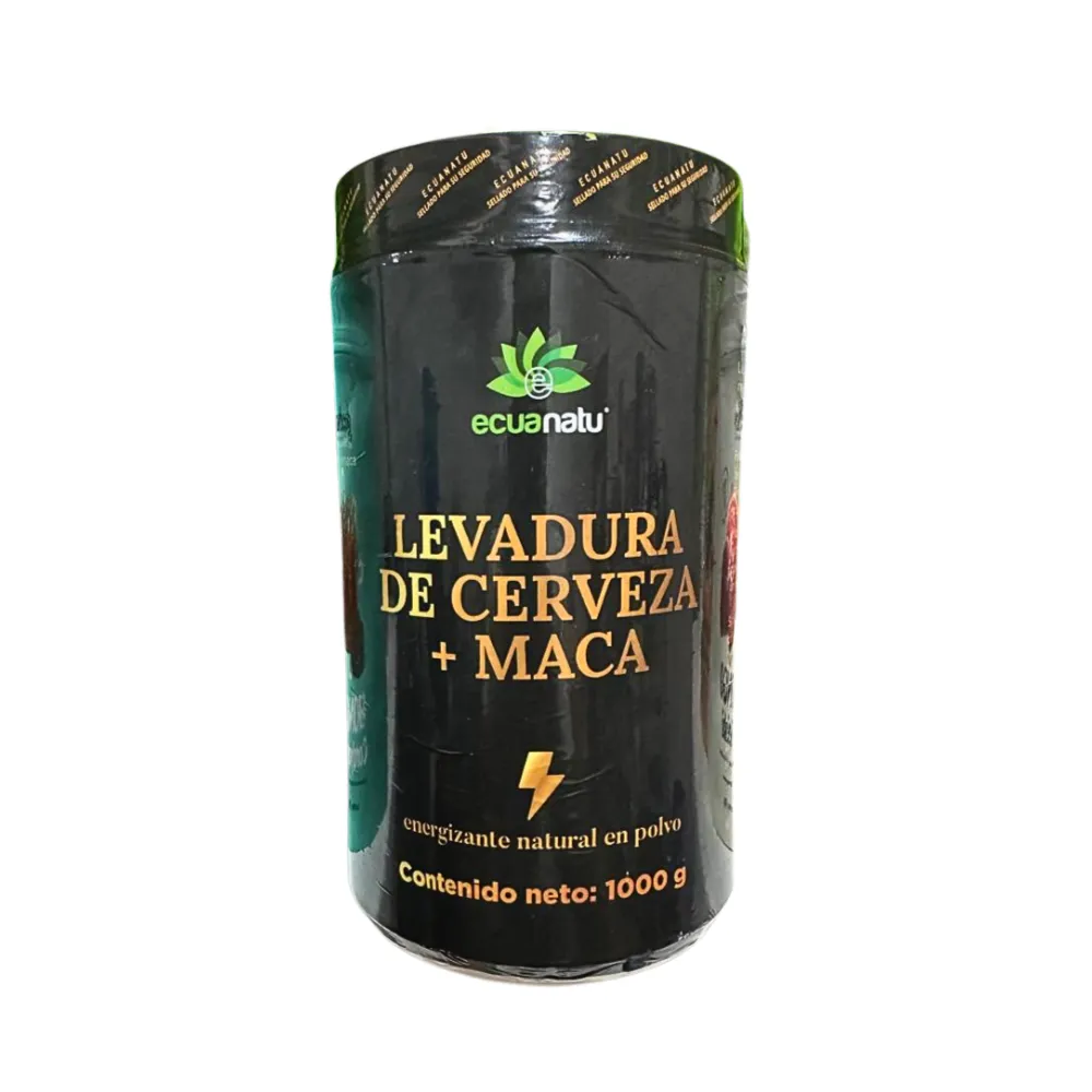 [ECN-0004] LEVADURA DE CERVEZA + MACA POLVO POTE 1000 G ECUANATU
