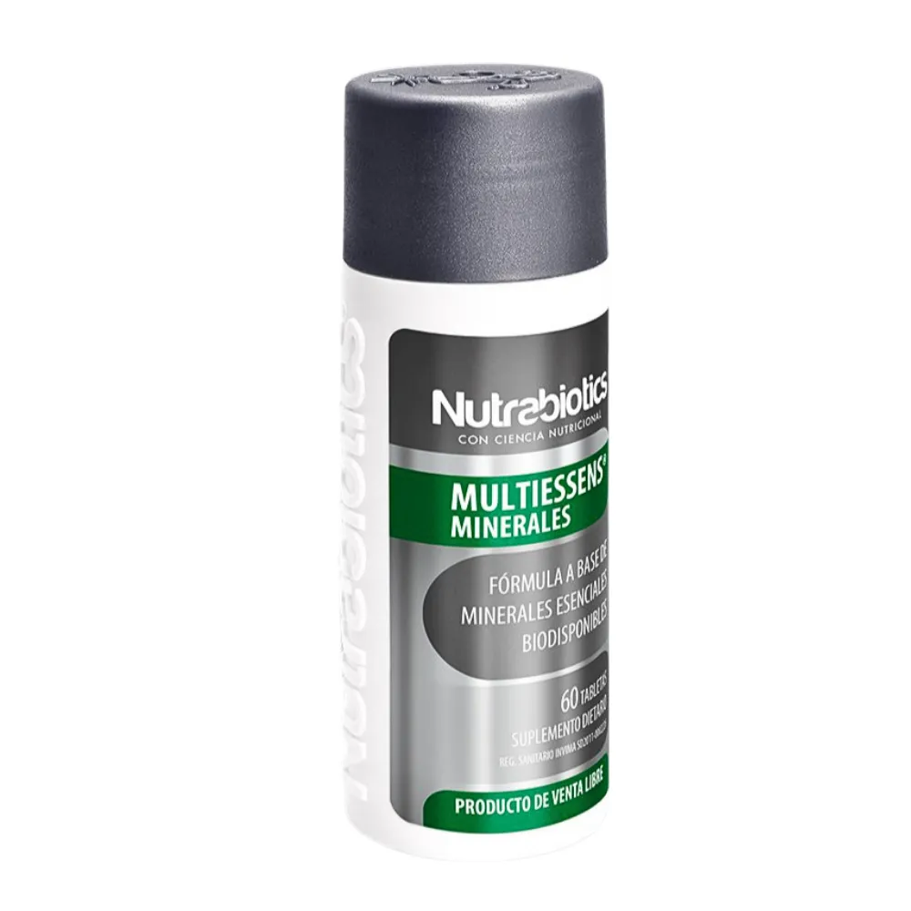 MULTIESSENS MINERALES 60 TABLETAS NUTRABIOTICS