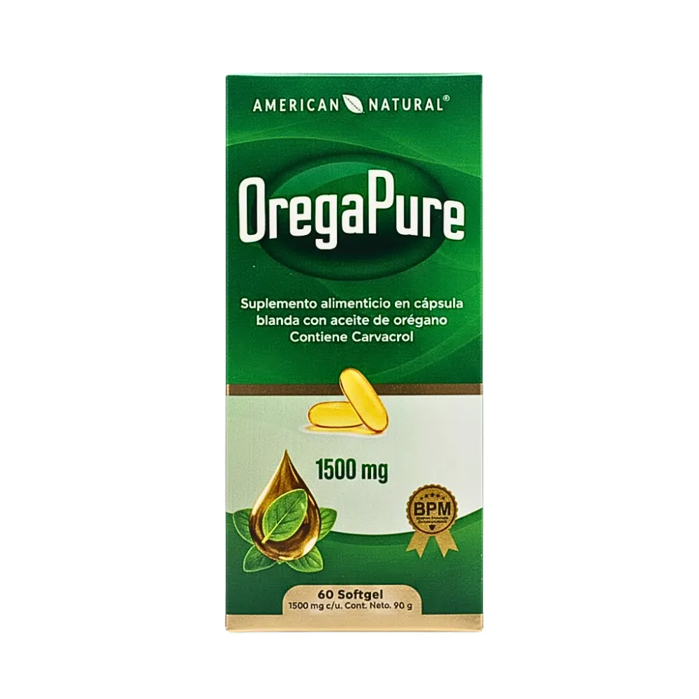 [AMN-0013] OREGAPURE 60 SOFTGEL 1500 MG AMERICAN NATURAL