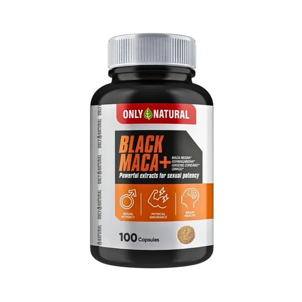 BLACK MACA 100 CAPSULAS ONLY NATURAL