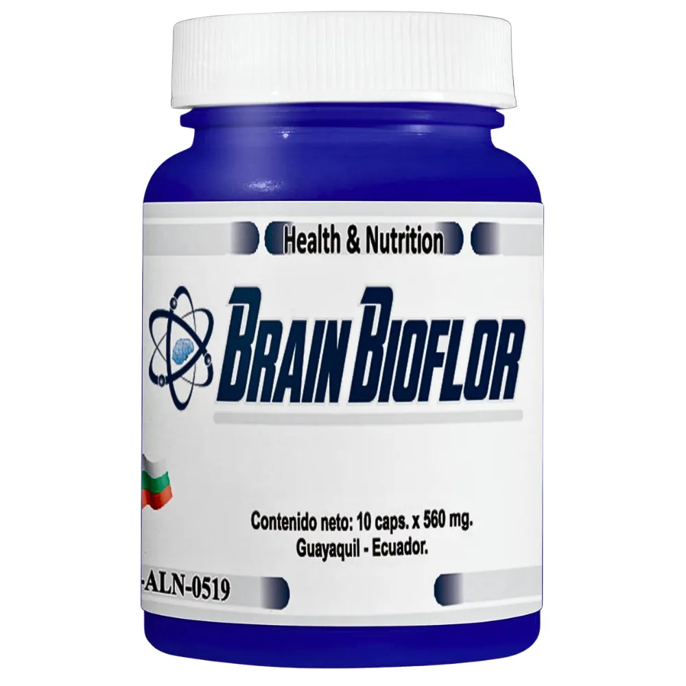 BRAIN BIOFLOR 10 CAPSULAS 560 MG LACTINA