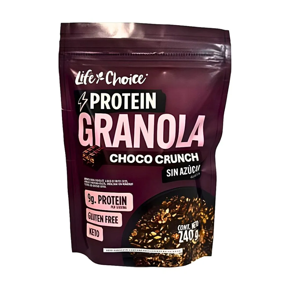 PROTEIN GRANOLA CHOCO CRUNCH 240 G LIFE CHOICE