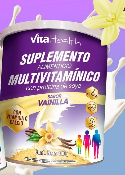 MULTIVITAMINICO EN POLVO 400G. VAINILLA