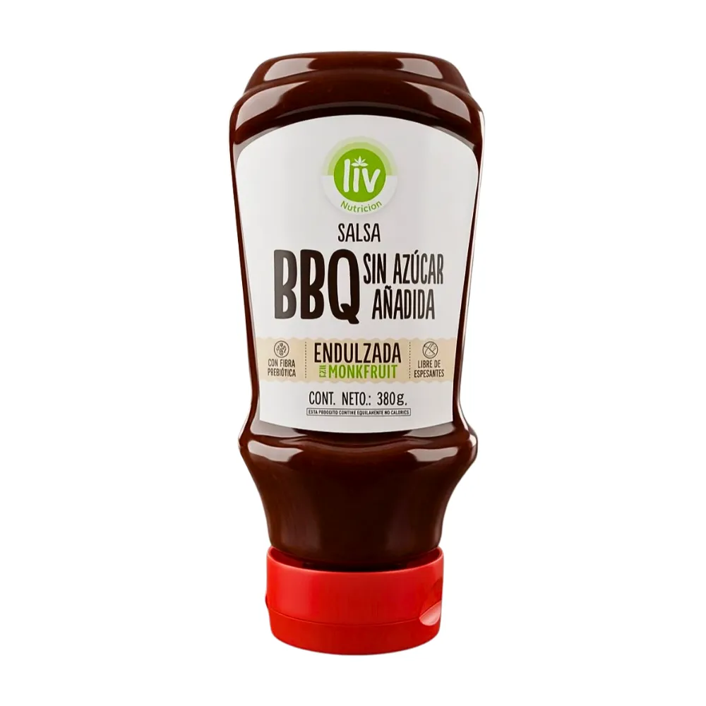 [LIV-0058] SALSA BBQ SIN AZUCAR 380 G LIV