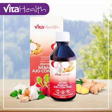 JENGIBRE,RABANO Y AJO CON ZINC JBE. 240ML.