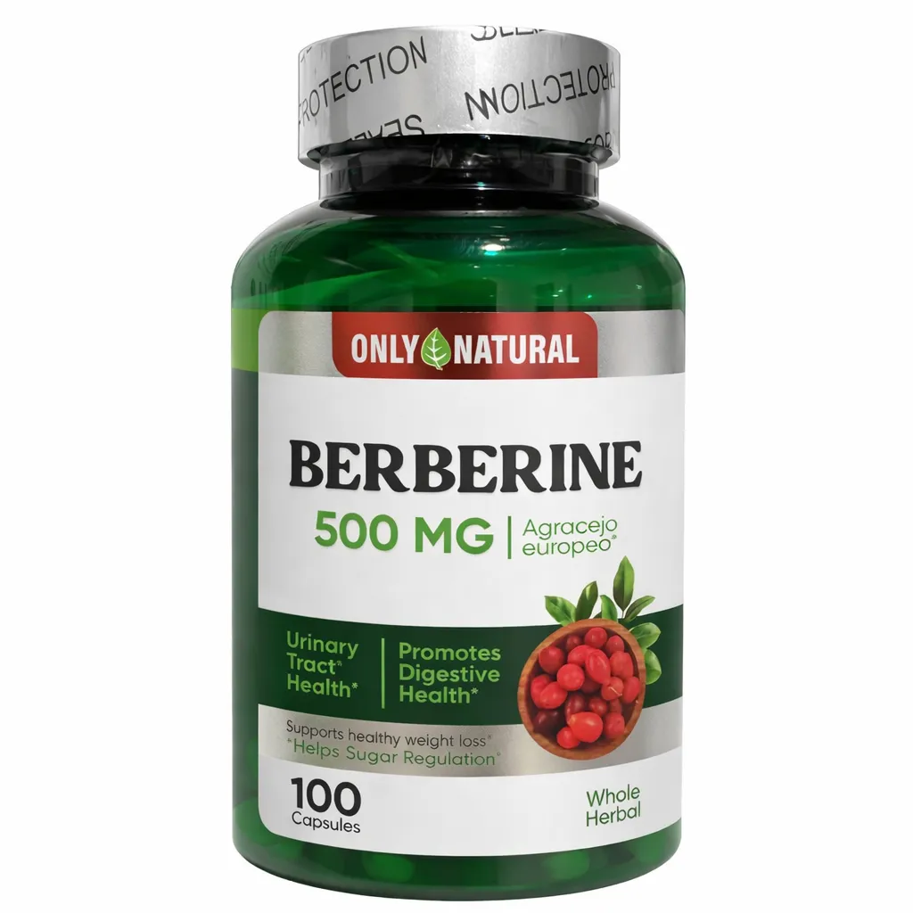 BERBERINE 100 CAPSULAS 500 MG ONLY NATURAL