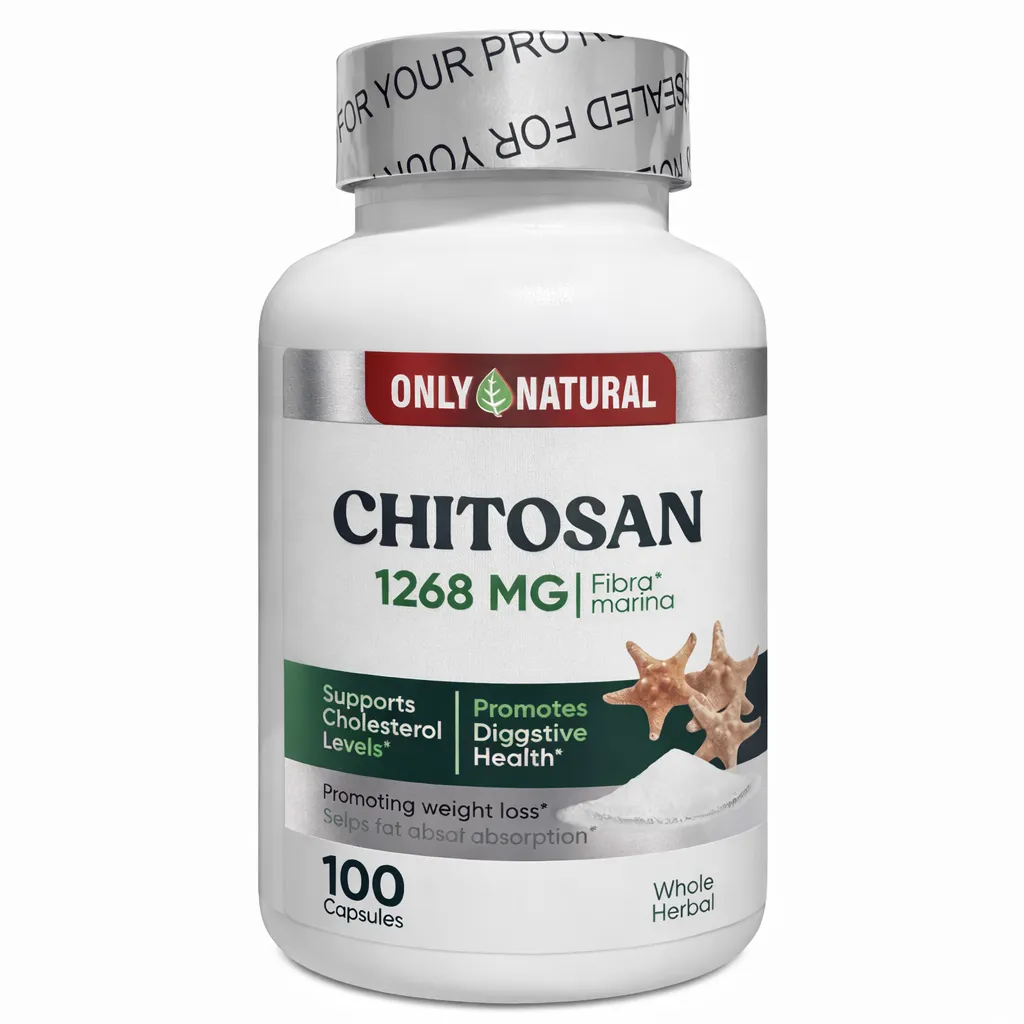CHITOSAN 100 CAPSULAS 1268 MG ONLY NATURAL