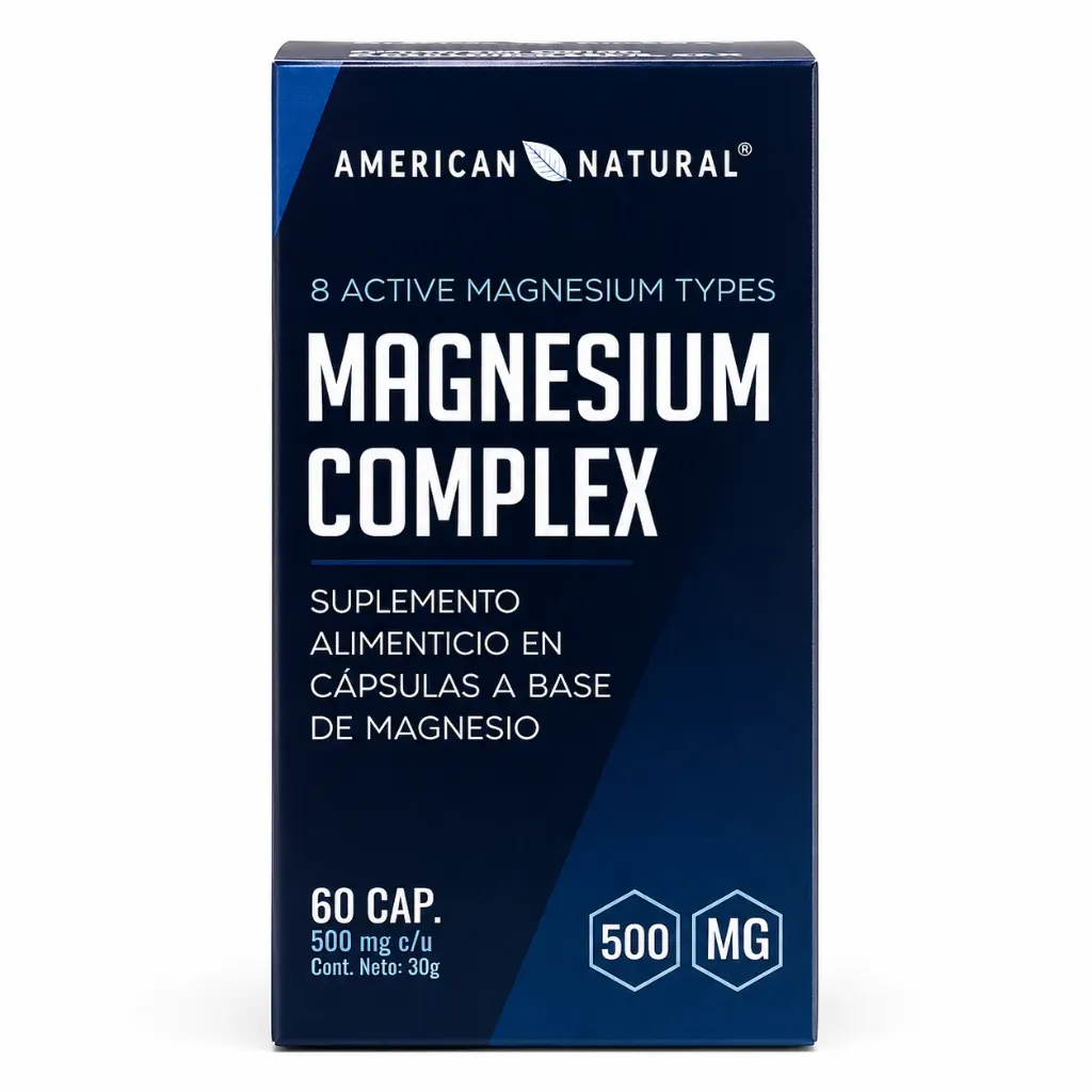 [AMN-0016] MAGNESIUM COMPLEX 500 MG 60 CAPSULAS AMERICAN NATURAL