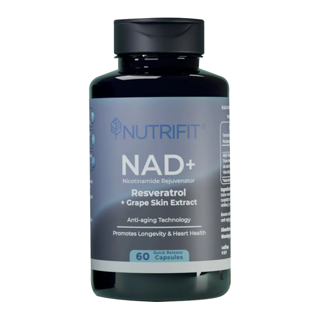 [NUT-0003] NAD+REVERATROL+GRAPE SKIN EXTRACT 60CAPSULAS NUTRIFIT