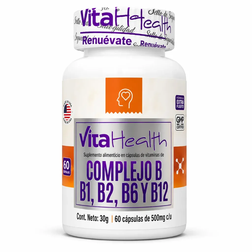 COMPLEJO B 60 CAPSULAS 500 MG VITAHEALTH