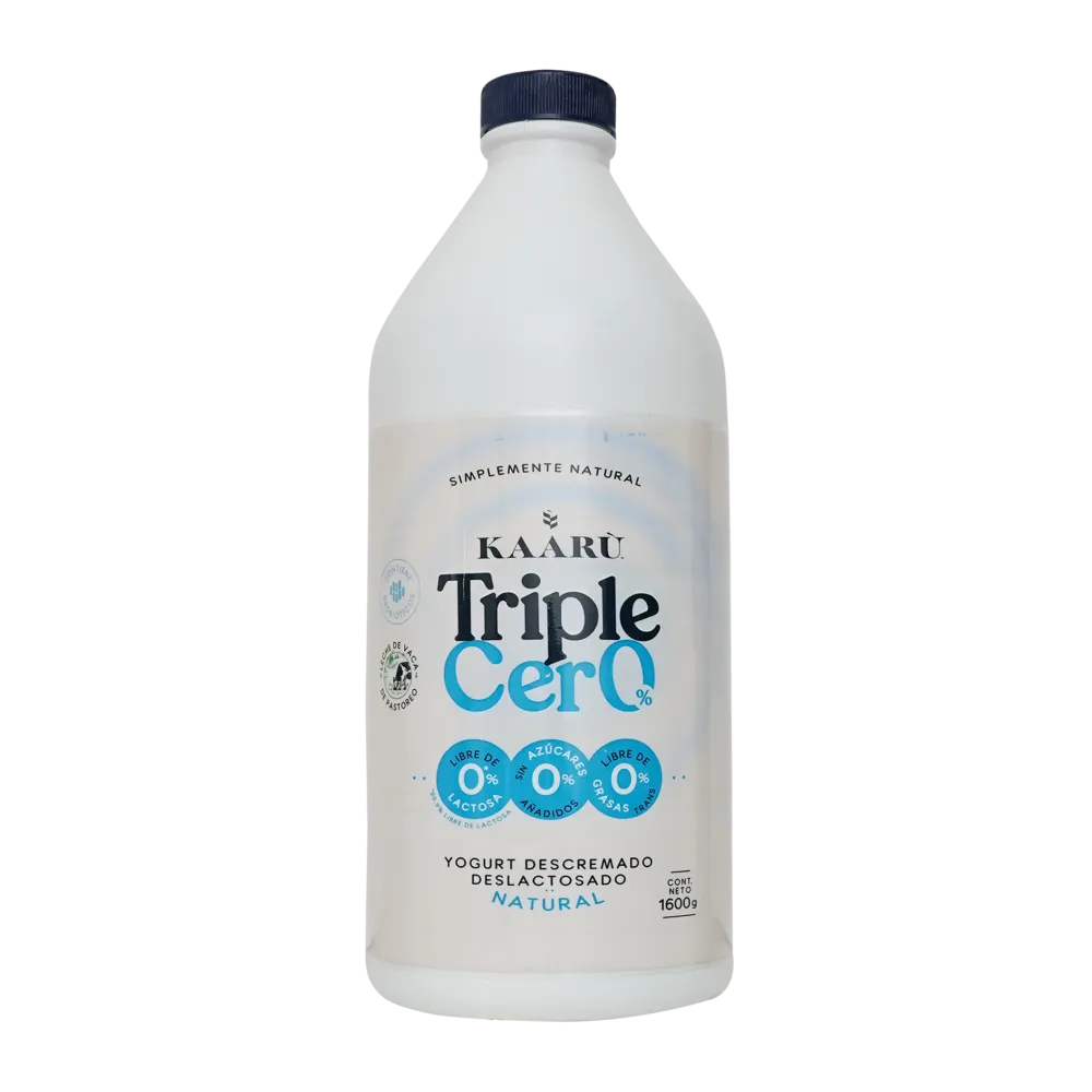 YOGURT GRIEGO TRIPLE CERO NATURAL 1600G KAARU