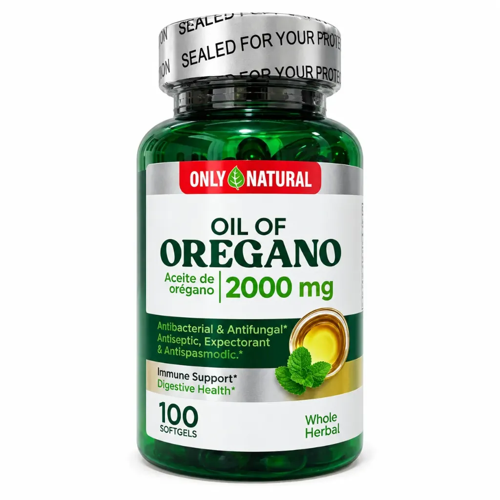 OREGANO 100 SOFTGELS 2000 MG ONLY NATURAL