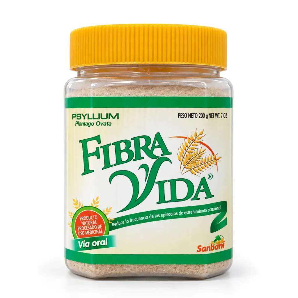 FIBRA VIDA PSYLLIUM POLVO 200 G SANBANI