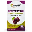 RESVERATROL + NAD + VITAMINA E 60 CAPSULAS LABMAC