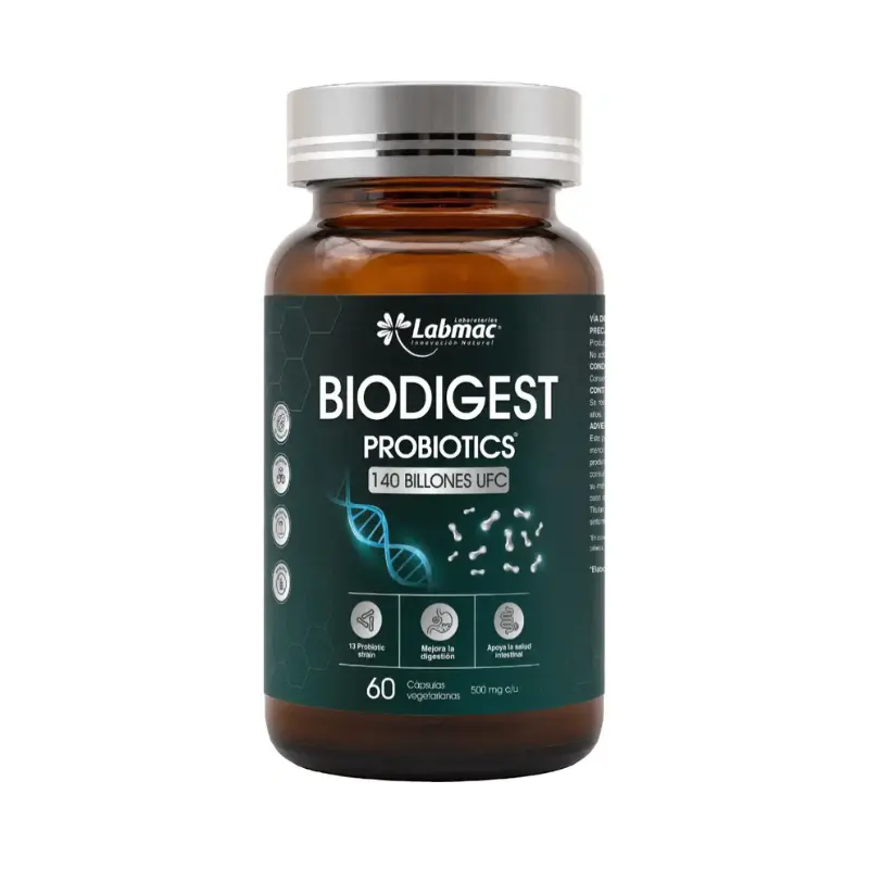 BIODIGEST PROBIOTICS 60 CAPSULAS 500 MG LABMAC