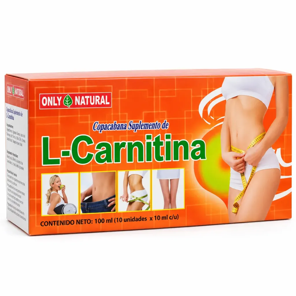 L-CARNITINA 10 AMPOLLAS 10 ML ONLY NATURAL