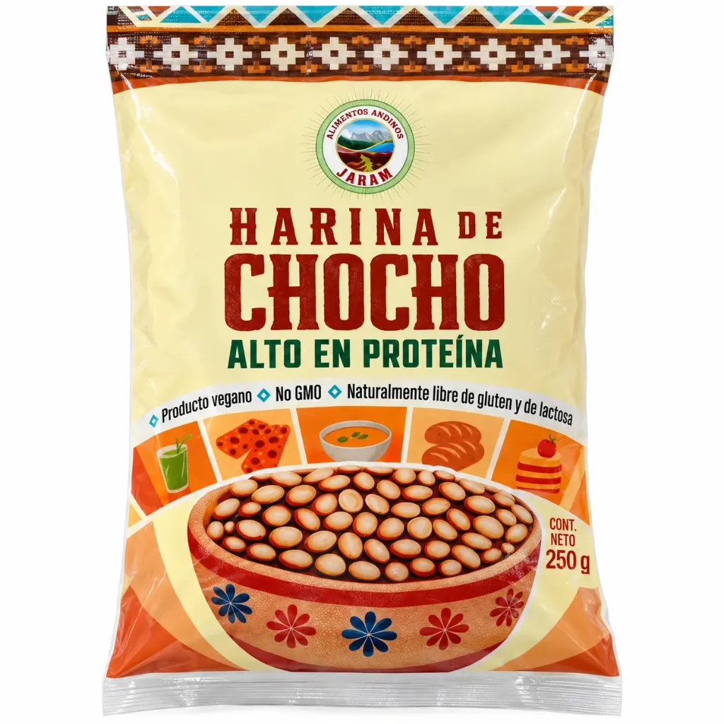 HARINA DE CHOCHO POLVO FUNDA 250 G ALIMENTOS ANDINOS