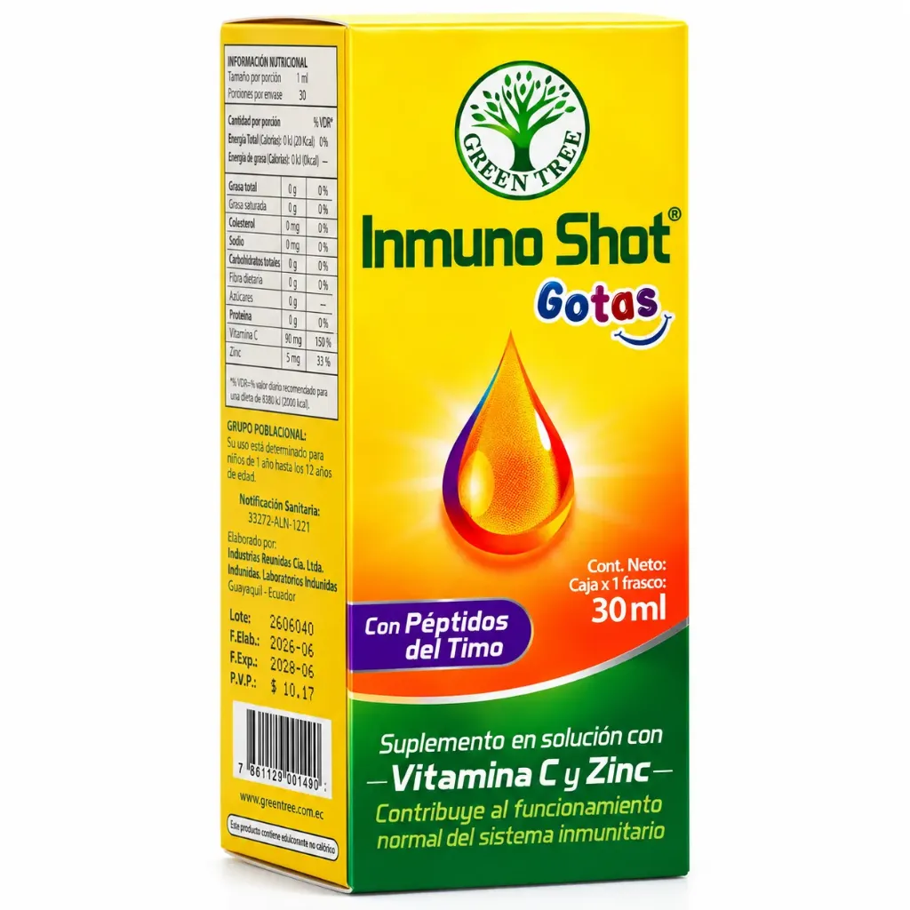 INMUNO SHOT 30 ML GOTAS GREEN TREE