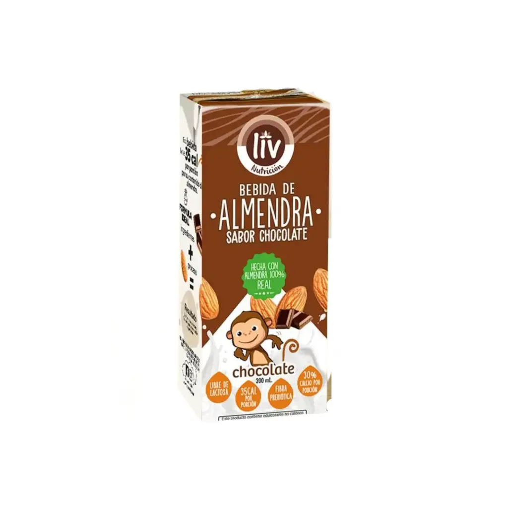 BEBIDA DE ALMENDRA TETRAPACH CHOCOLATE 200 ML LIV