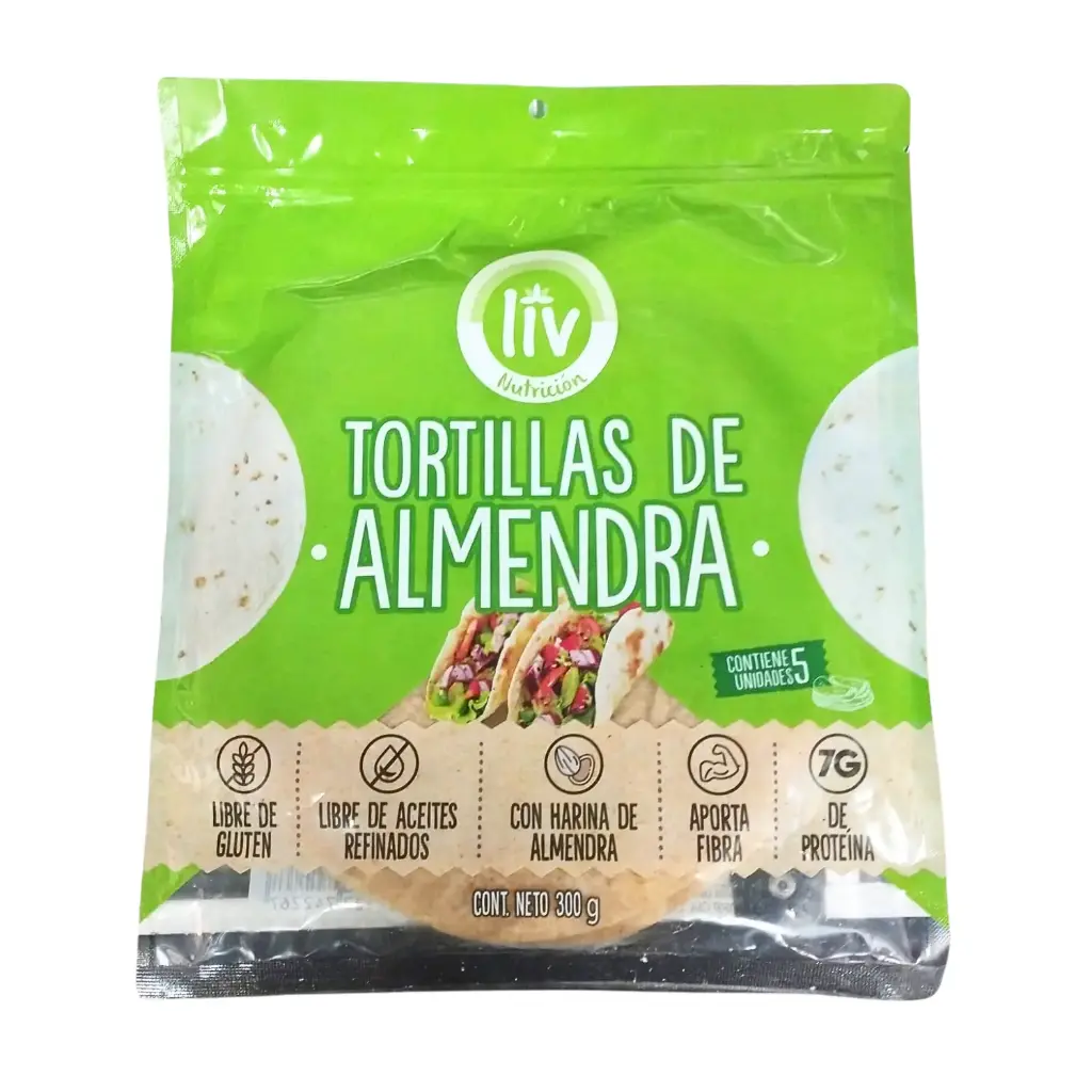 [LIV-0008] TORTILLAS DE ALMENDRA 300 G LIV