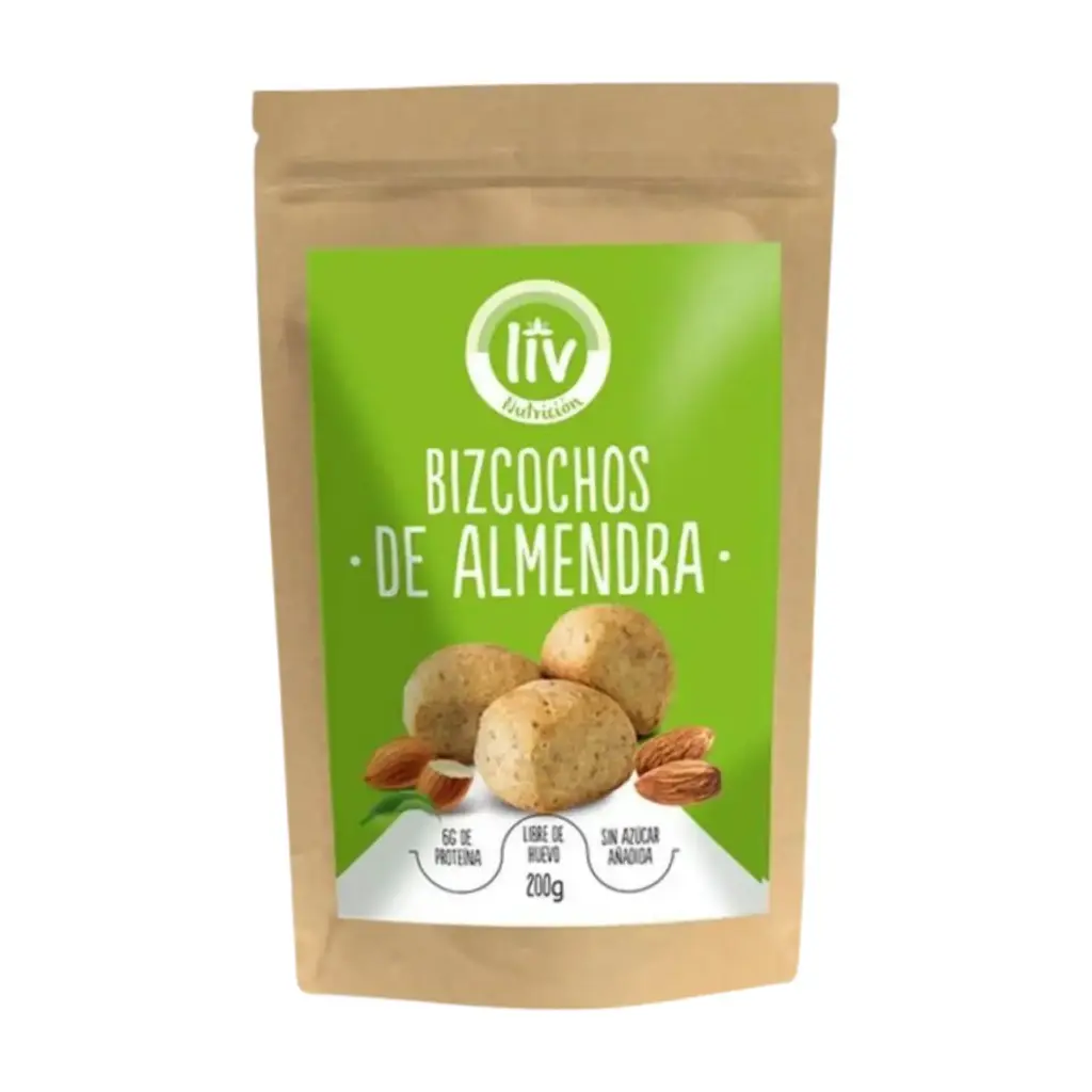 BIZCOCHOS DE ALMENDRA 200 G LIV