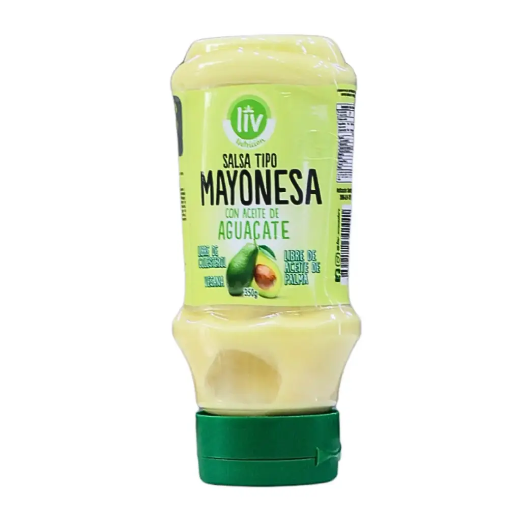 [LIV-0024] SALSA TIPO MAYONESA DE AGUACATE 350 G LIV