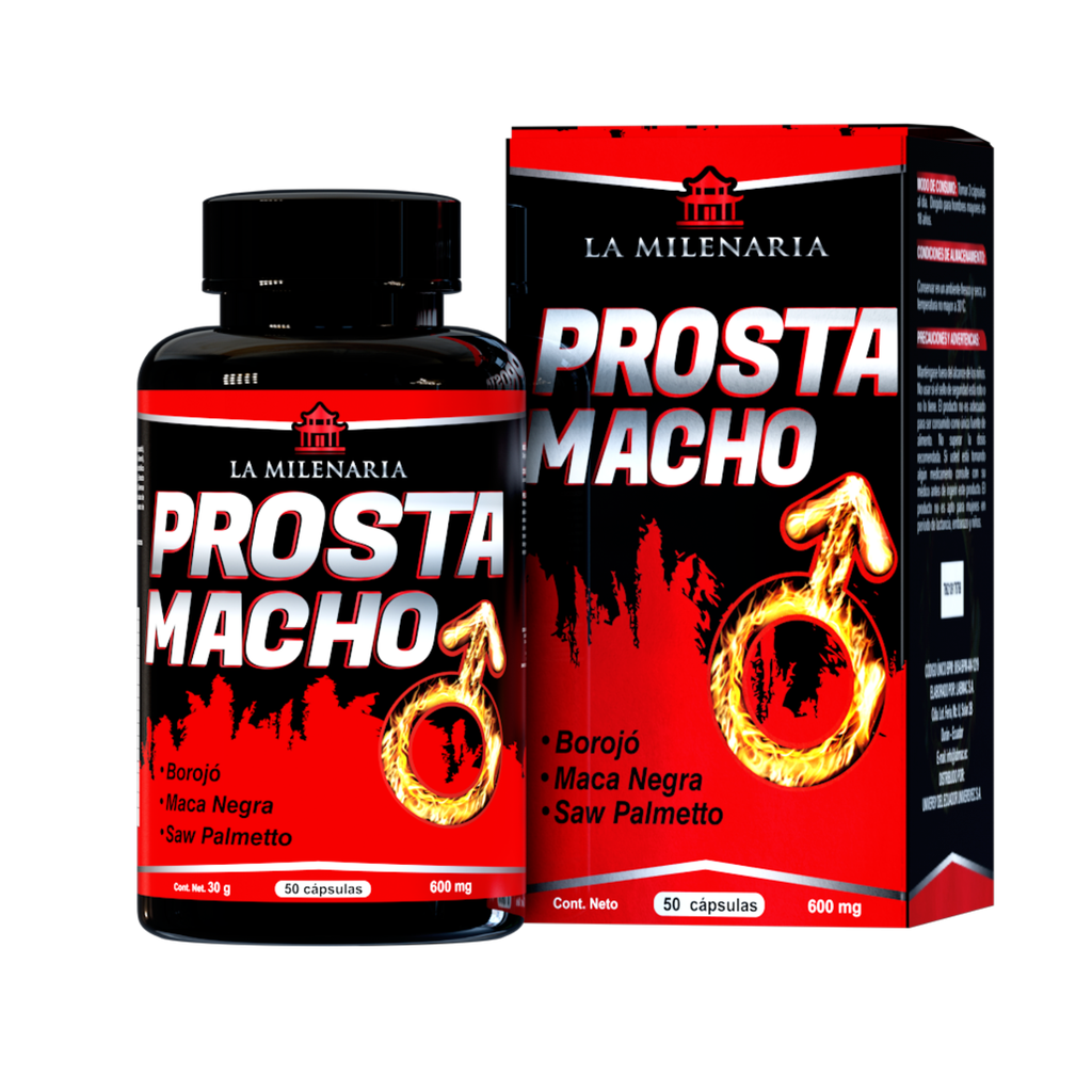 PROSTA MACHO 50 CAPSULAS 600 MG LA MILENARIA