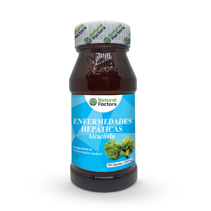 ENFERMEDADES HEPATICAS ALCACHOFA 100 CAPSULAS 300 MG FACTORS