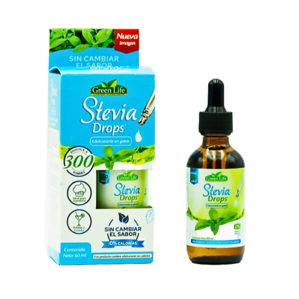 STEVIA DROPS 60 ML GREEN LIFE