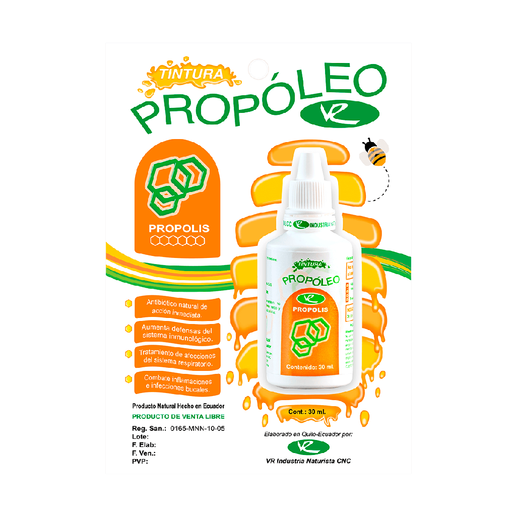 TINTURA DE PROPOLEO 30 ML VR