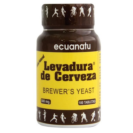 LEVADURA DE CERVEZA (ECUANATU) 500 MG X 100 TAB.