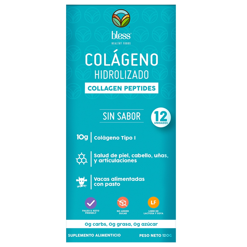 COLAGENO HIDROLIZADO 12 SOBRES BLESS