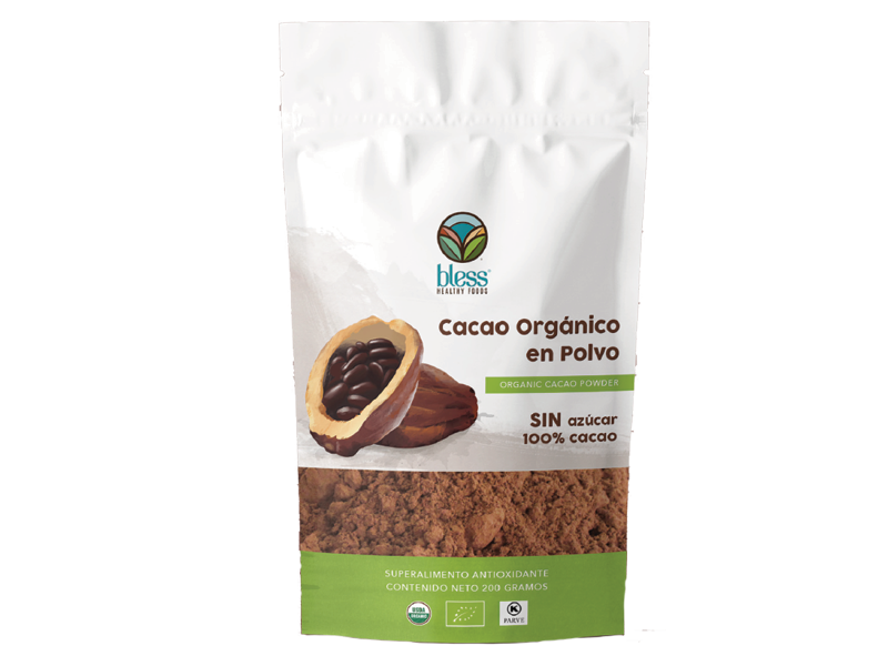 CACAO ORGANICO EN POLVO 200 G