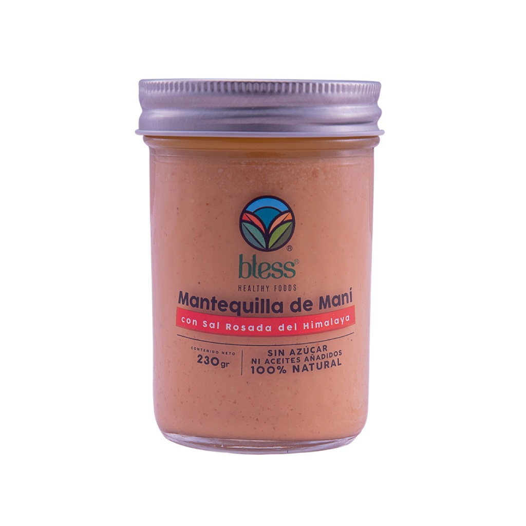 MANTEQUILLA DE MANI 230 G BLESS 