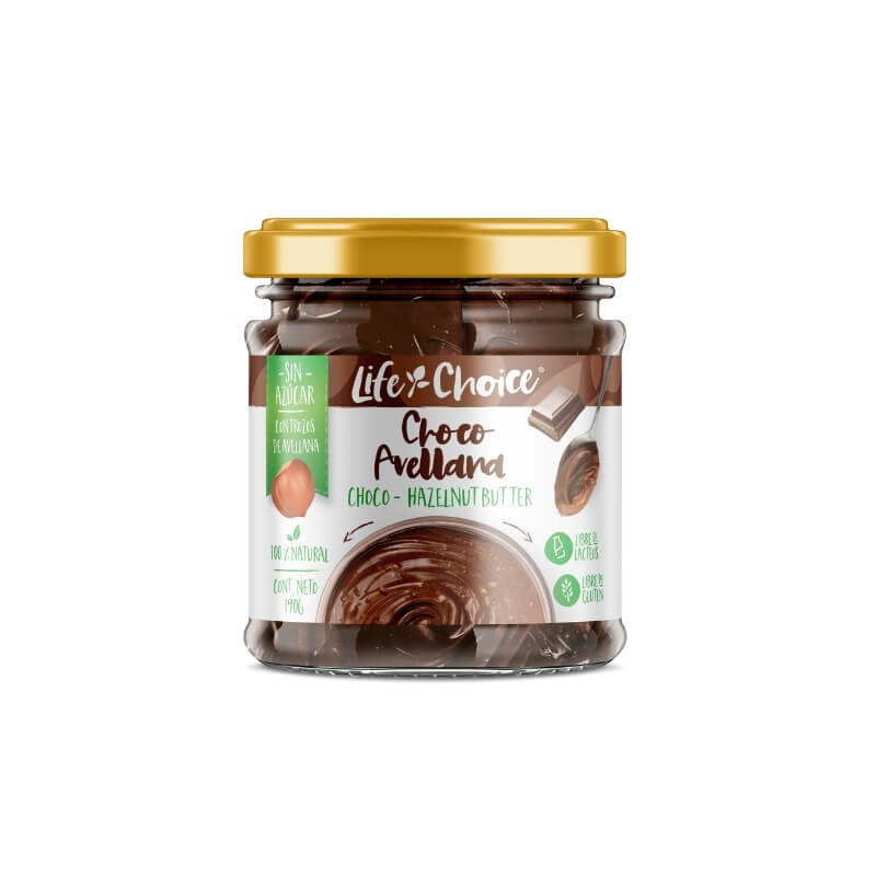 CHOCO AVELLANA 190 G LIFE CHOICE