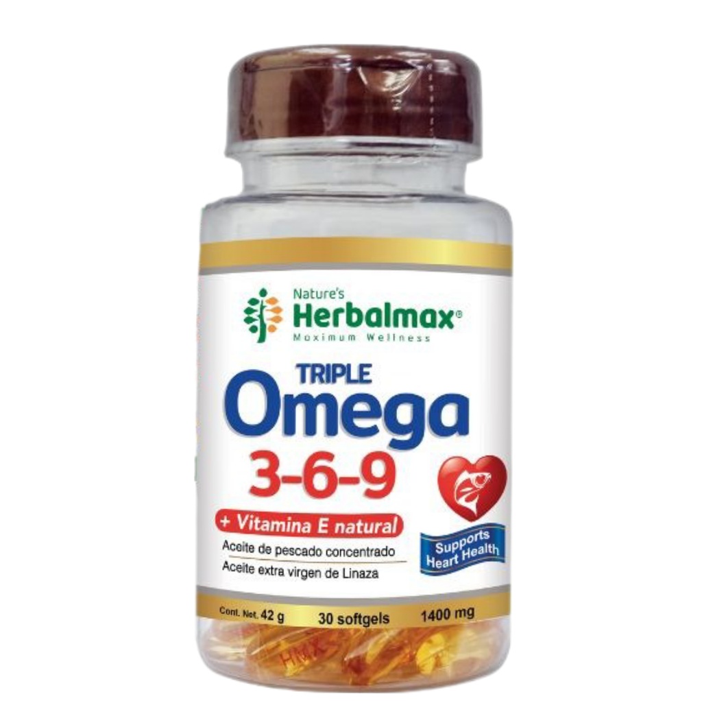 TRIPLE OMEGA 3.6.9 30 SOFTGEL 1400 MG HERBALMAX