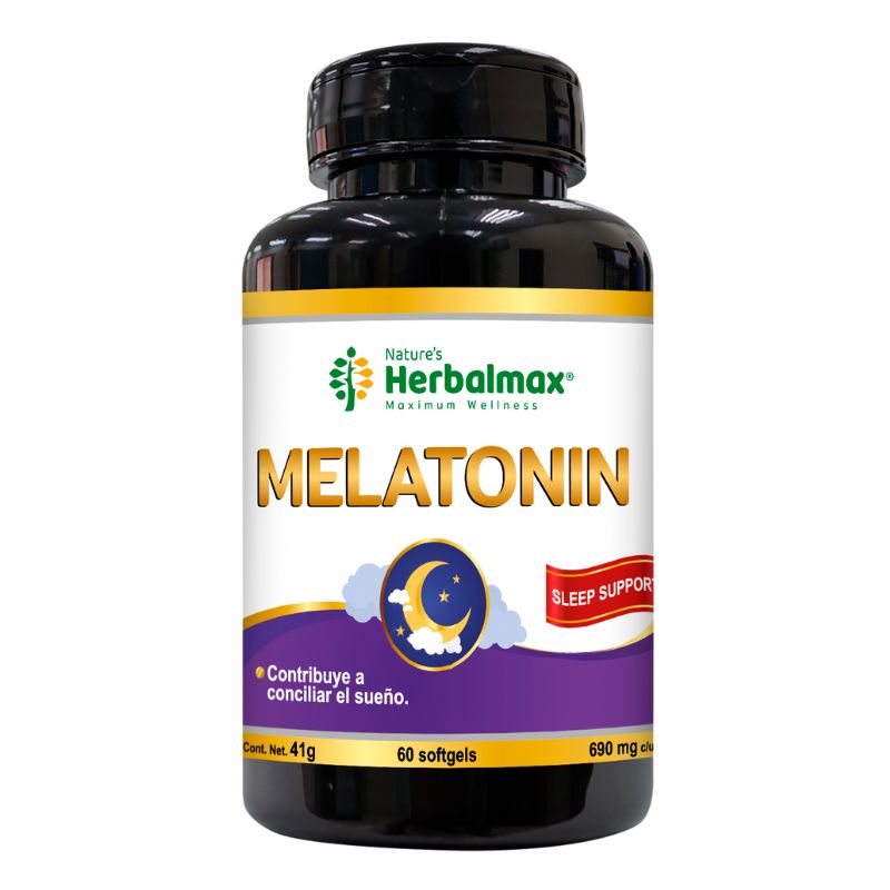 MELATONINA 60 SOFTGEL 690 MG HERBALMAX
