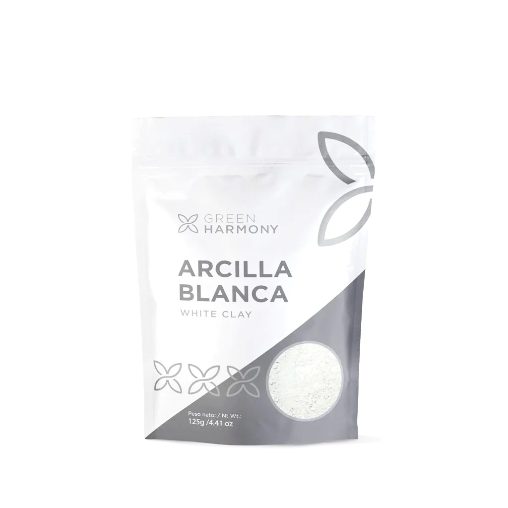 [GHM-0100] ARCILLA BLANCA 125 G GREEN HARMONY