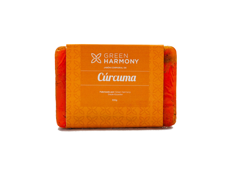 JABON DE CURCUMA 100 G GREEN HARMONY