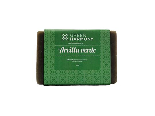 JABON DE ARCILLA VERDE 100 G GREEN HARMONY