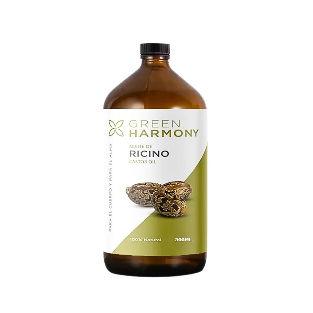 [GHM-0073] ACEITE DE RICINO 500 ML GREEN HARMONY