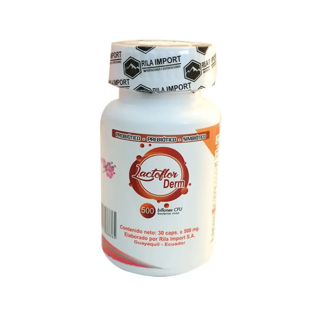 LACTOFLOR DERM 30 CAPSULAS 500 MG LACTINA