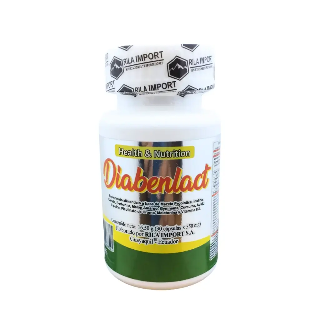 DIABENLACT 30 CAPSULAS 550 MG LACTINA
