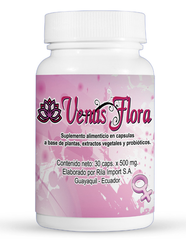 VENUS FLORA 30 CAPSULAS 500 MG LACTINA