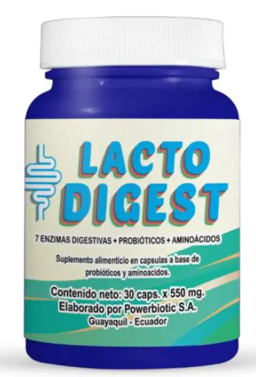 [LTN-0008] LACTO DIGEST 30 CAPSULAS 550 MG LACTINA